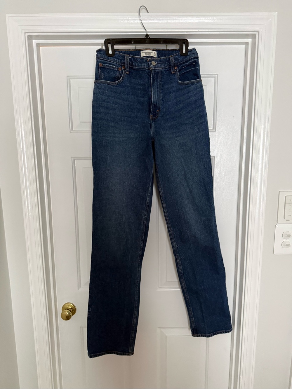 Abercrombie & Fitch Straight Leg Jeans extra long